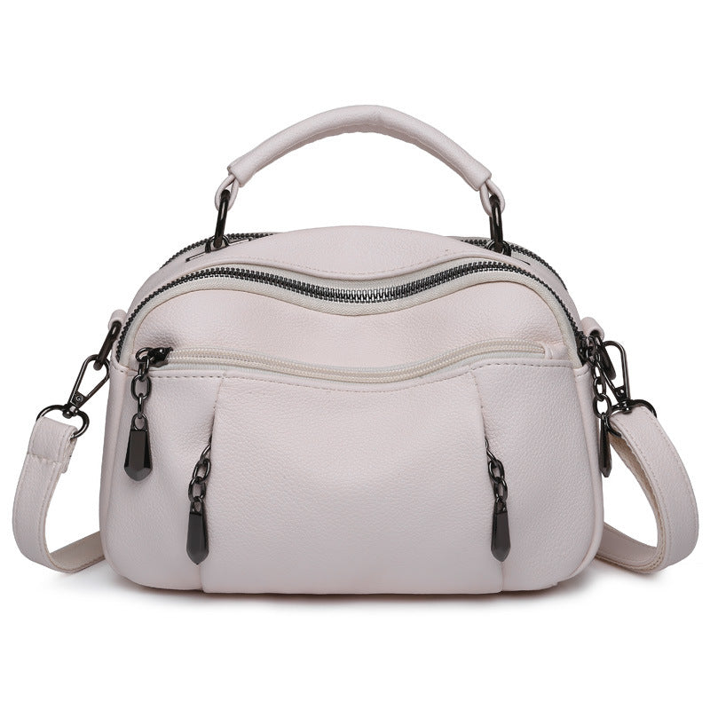 Sac à main PU multicouches et petit sac carré