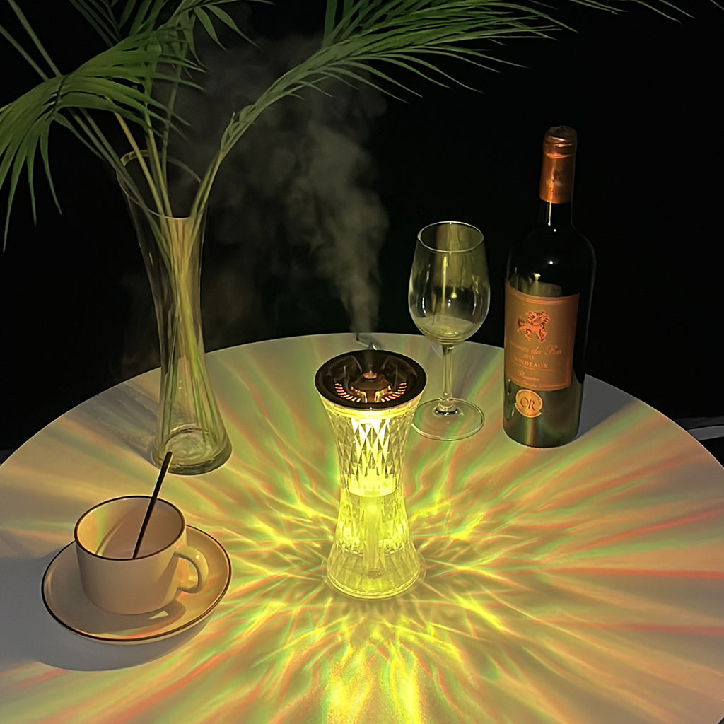 Wild Waist Humidifier Bureau Atomiseur Romantique Atmosphère Lampe cristal Lampe de nuit