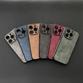 Leather phone case, drop proof