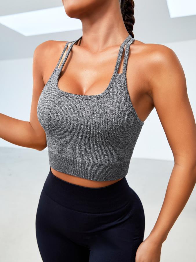 Sous-vêtements de sport Soutien-gorge de yoga élastique haute
