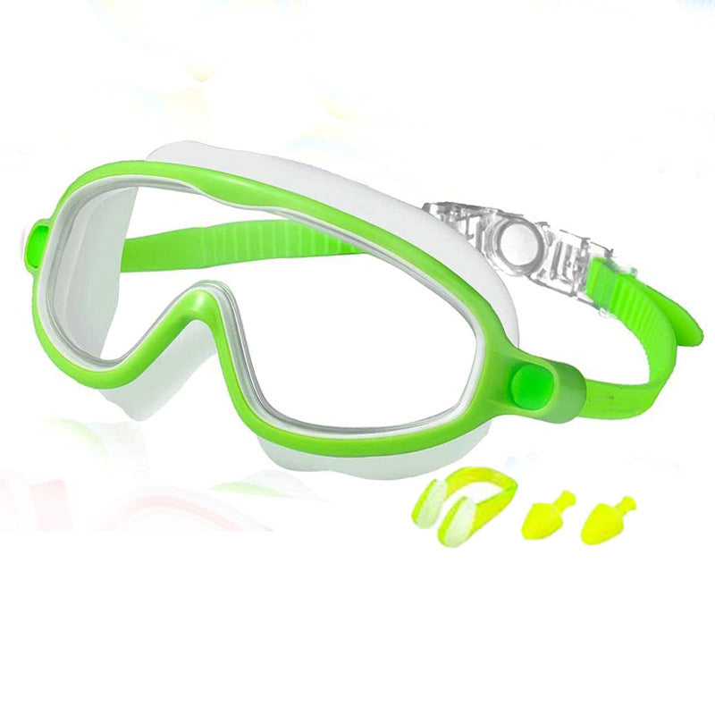 Anti-fog swimming goggles for boys and girls