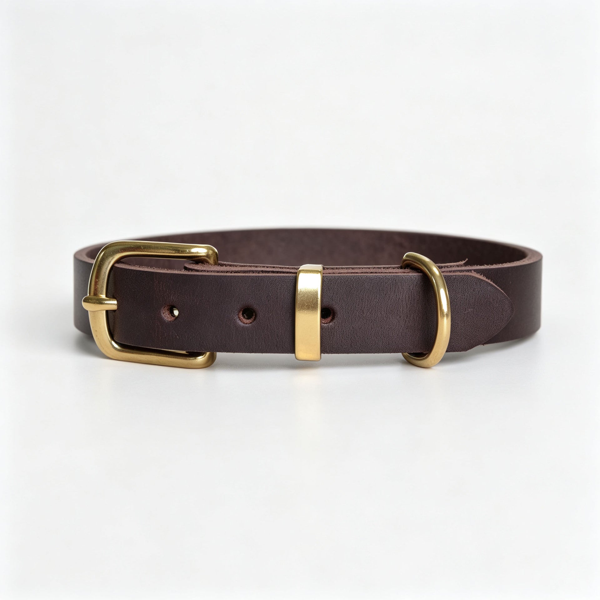 Collier pour animaux de style vintage avec fixations en laiton