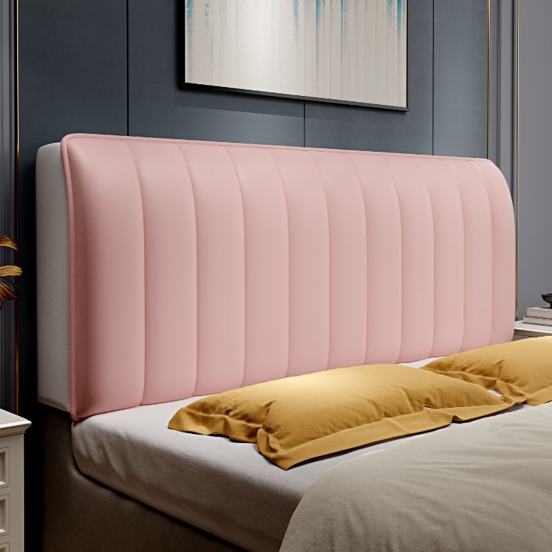 Style Entièrement enveloppé sans lavage Faux cuir tête de lit couverture