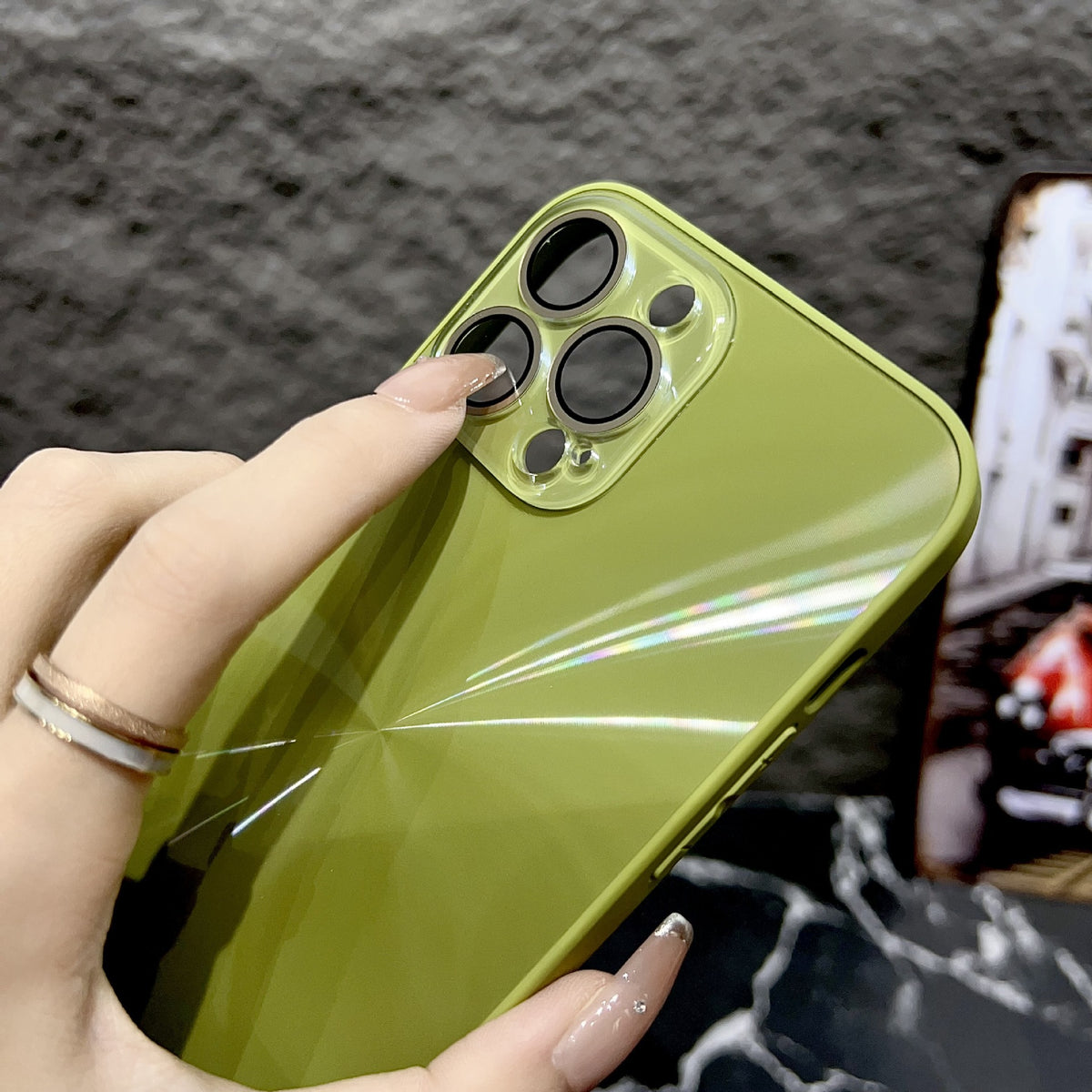 Coque de téléphone cristal Lentille Protecteur