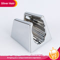 Arroseur double trou base-argent-ABS plaqué-1 pièce