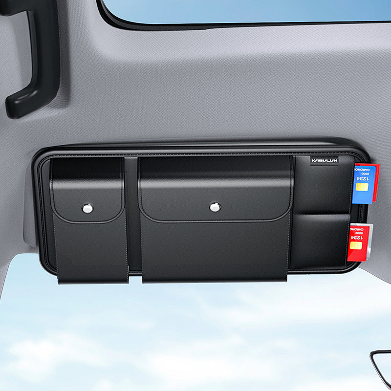 Stockage multifonctionnel pour Visières de soleil Automobile