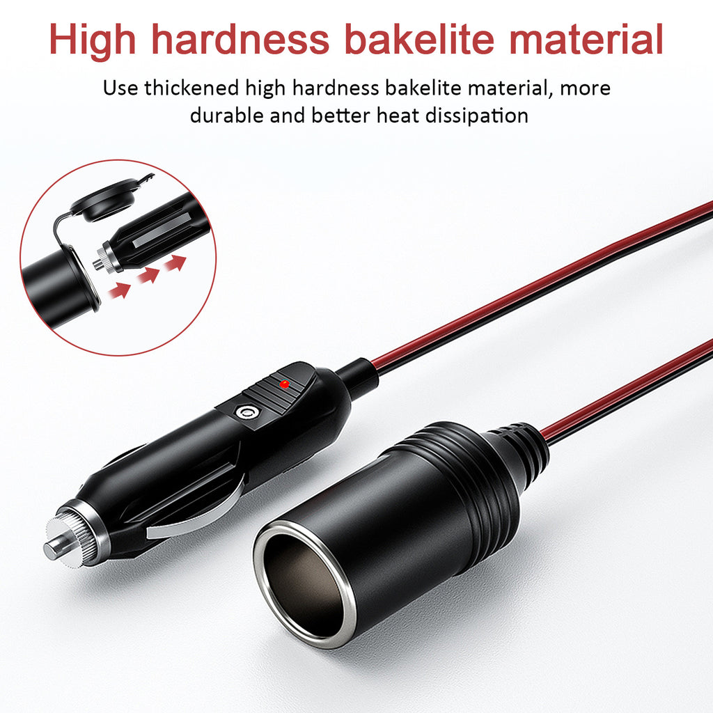 Câble d'extension d'alimentation USB 4 M voiture allume-cigarette USB