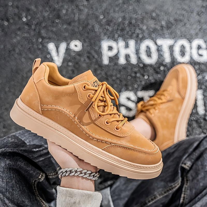 Sneakers de plate-forme respirant pour hommes