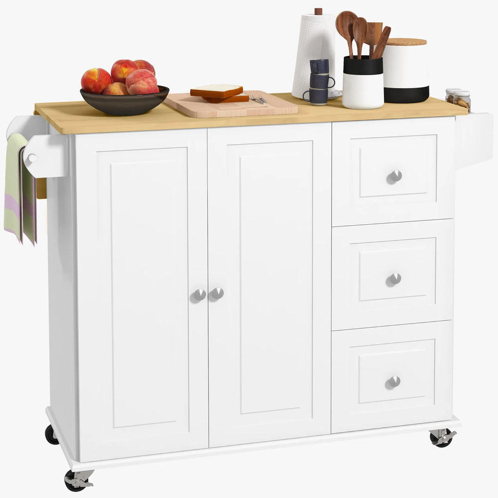 Kitchen Island avec Drop Leaf