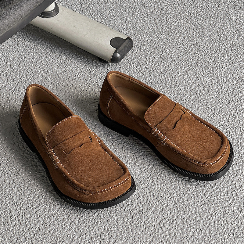 Mocassins vintage de style vieille pièce pour hommes