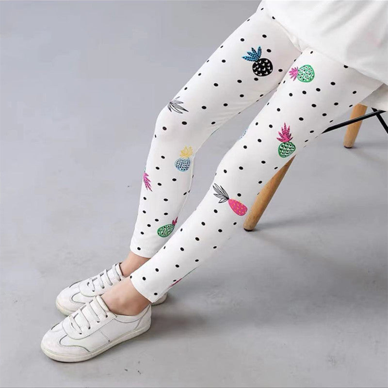 Leggings Modal Cropped Pantalons Outer Wear Girls' Stretch Tights Classique