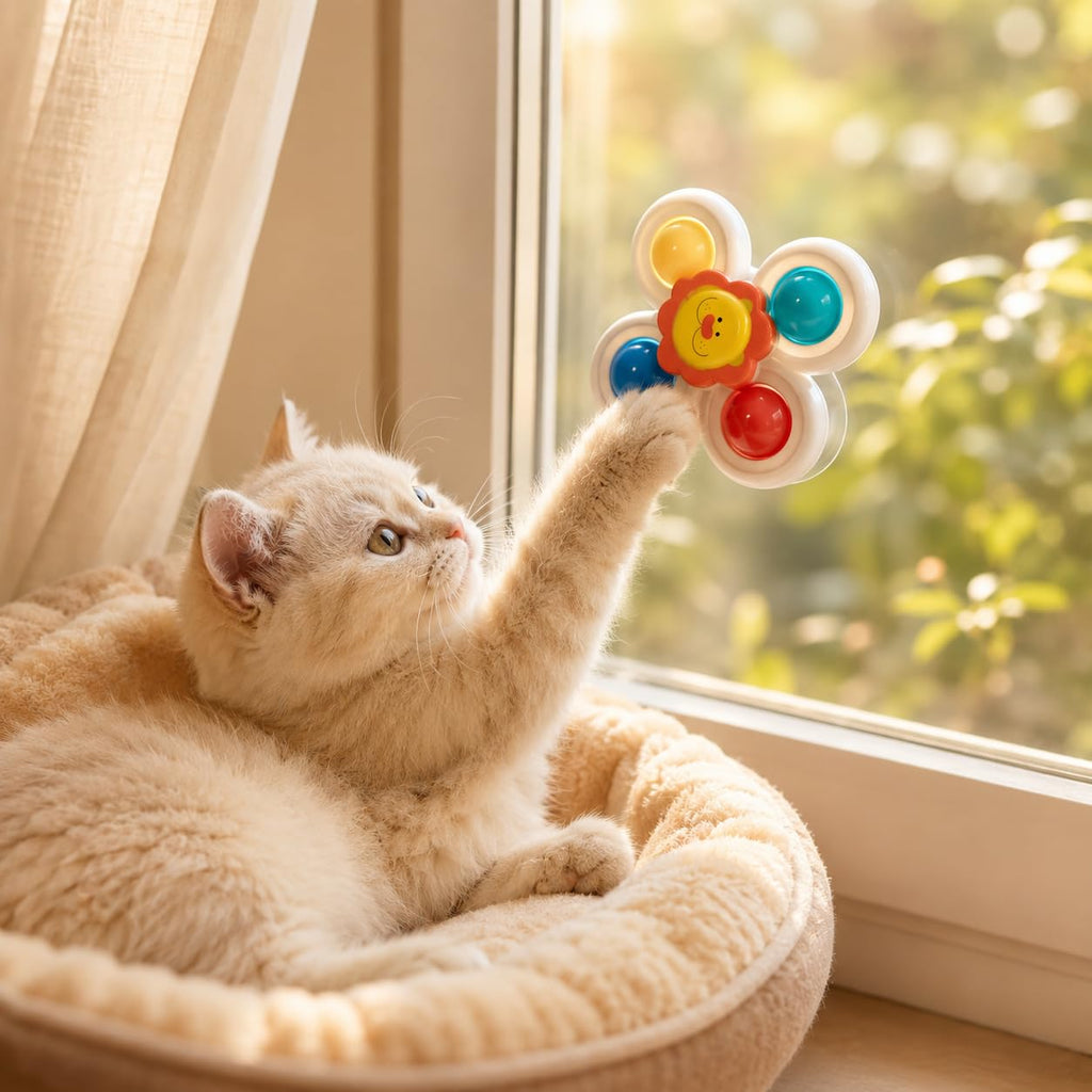 Jouet de chat en coupe d'aspiration 3PCS