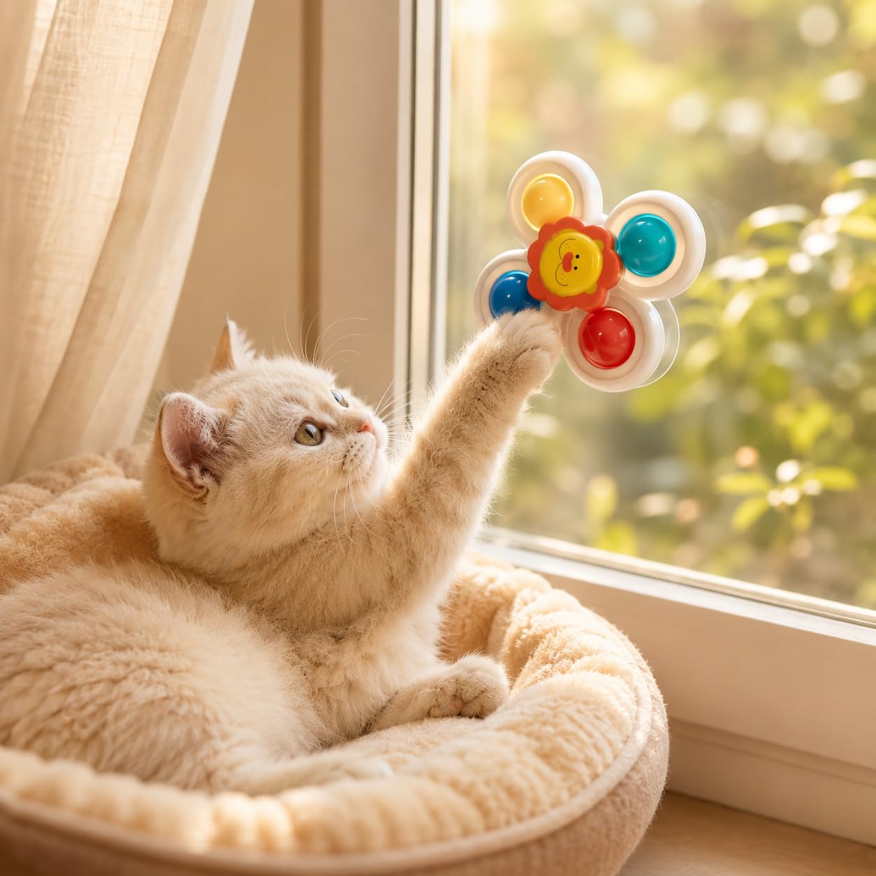 Jouet de chat en coupe d'aspiration 3PCS