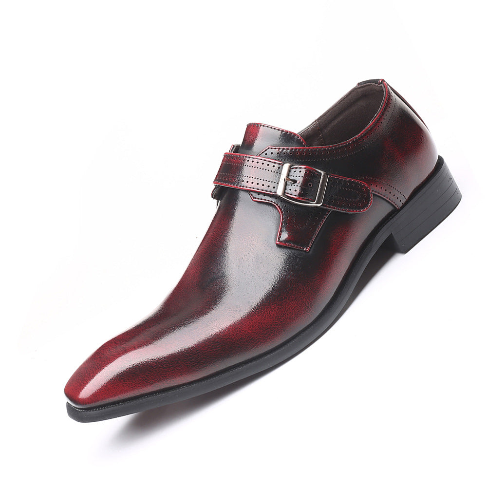 Chaussures en cuir pour hommes de forme professionnelle