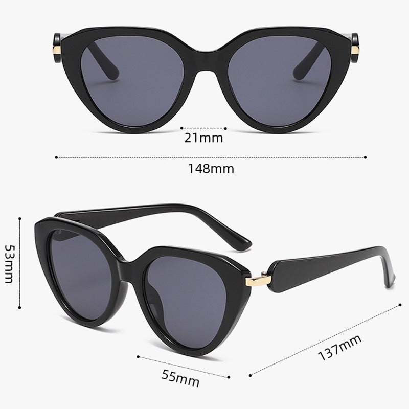 3672 Cat Eye UV400 Lunettes de soleil pour hommes Femmes Amazon TK EU US
