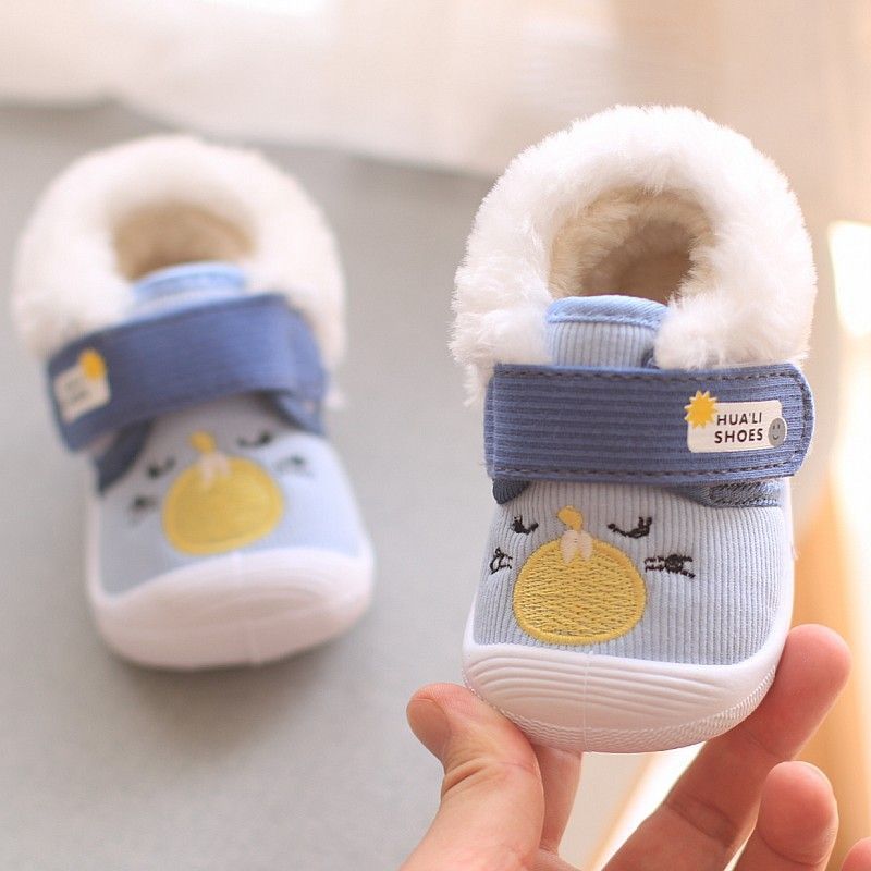 Chaussures Blanc Bébé Squeaky Printemps et Automne Chaussure Souple Botte