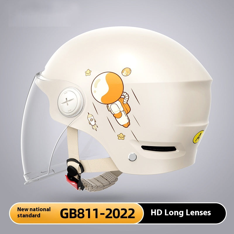 Casque de sécurité de moto électrique pour hommes et femmes