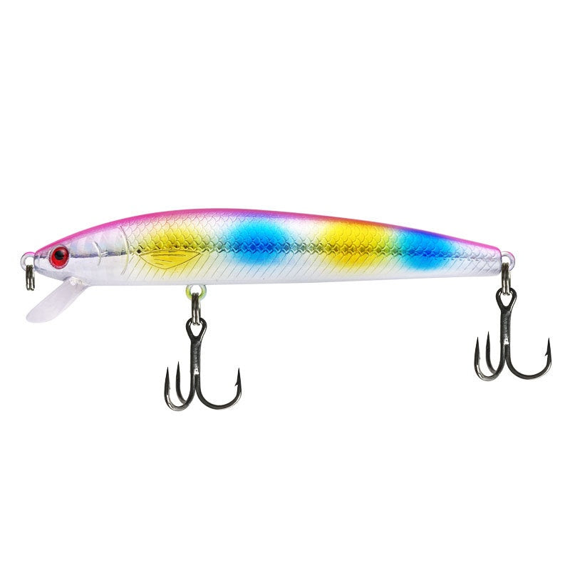Lure Minnow avec des perles en rotin flottant en plastique Lure Artificial Bait
