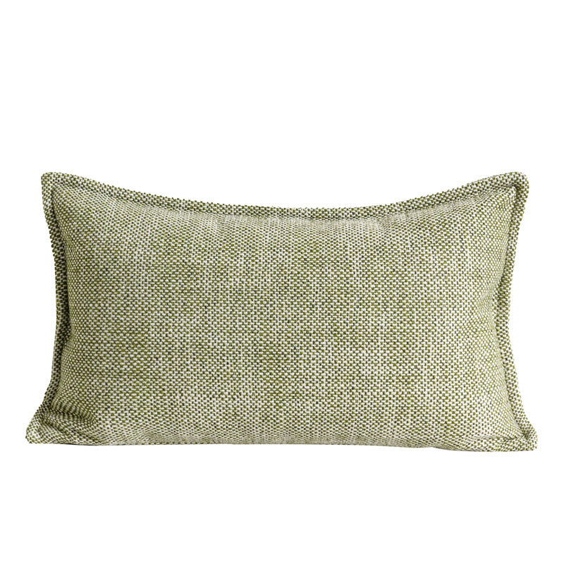 Oreiller lombaire vert Minimiste de style nordique Canapé dossier Coussin