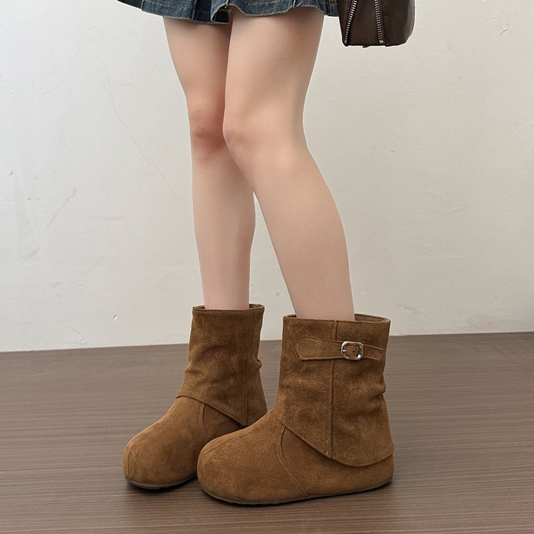 Plateforme pour femmes Hauteur cachée Birkenstock Style Martin Bottes