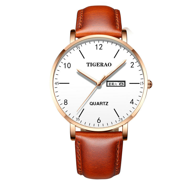 Montre de mouvement lumineux entièrement automatique résistant à l'eau