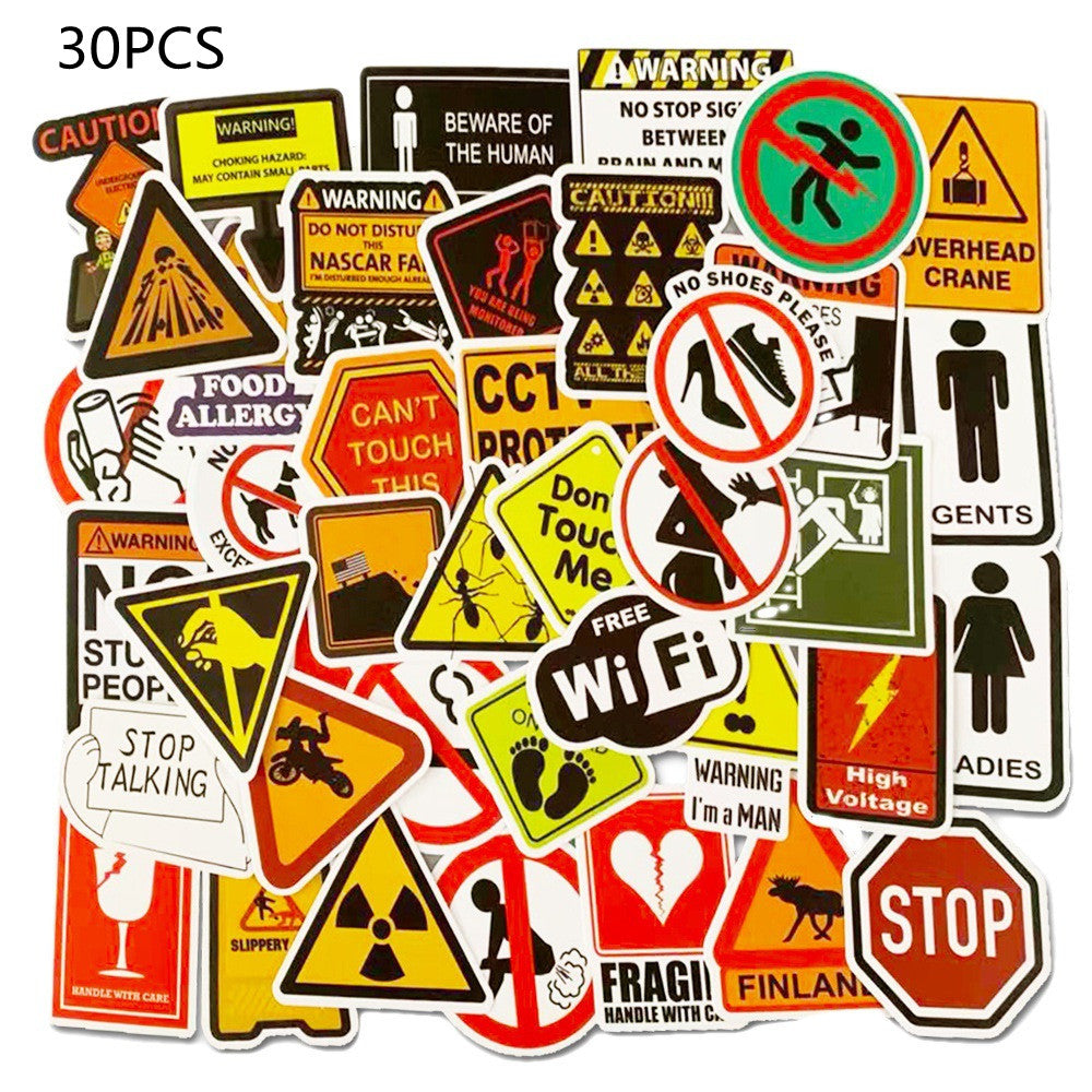 Amazon Cross-Border Warning Signal Stickers