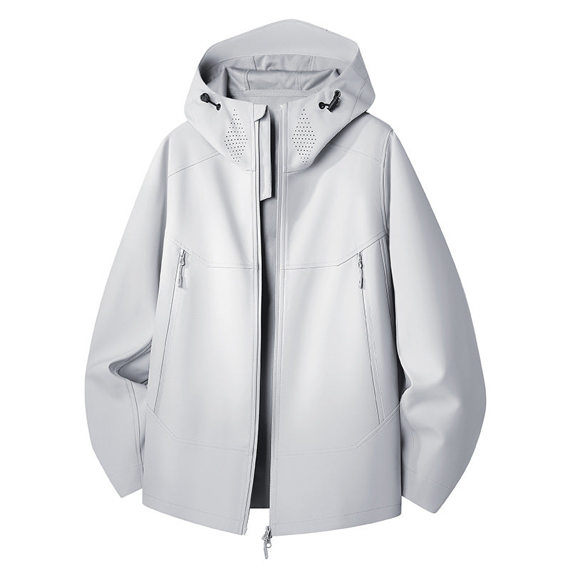 Hommes imperméable à l'eau et chaud en plein air veste Softshell