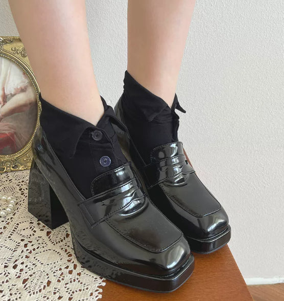 Chaussettes mi-calf style Fille vintage style magazine