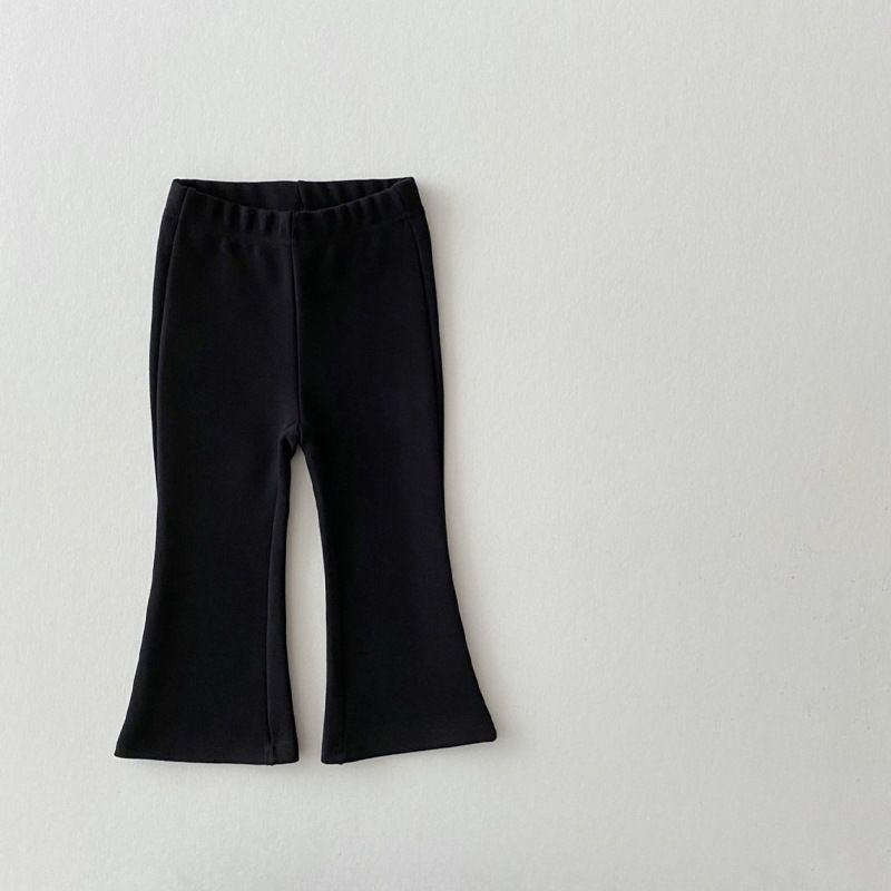 Pantalons de corne doublés de molleton pour filles