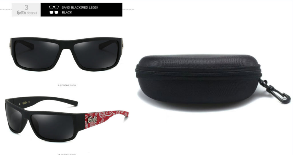 Lunettes de soleil Polarisées Hip-hop Fashion