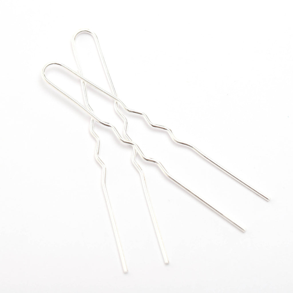 Bricolage accessoires capillaires matériel Retro Wave U-forme variété deux dents épingle à cheveux