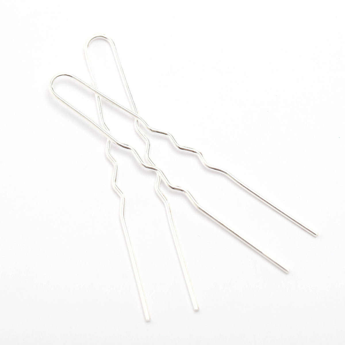 Bricolage accessoires capillaires matériel Retro Wave U-forme variété deux dents épingle à cheveux