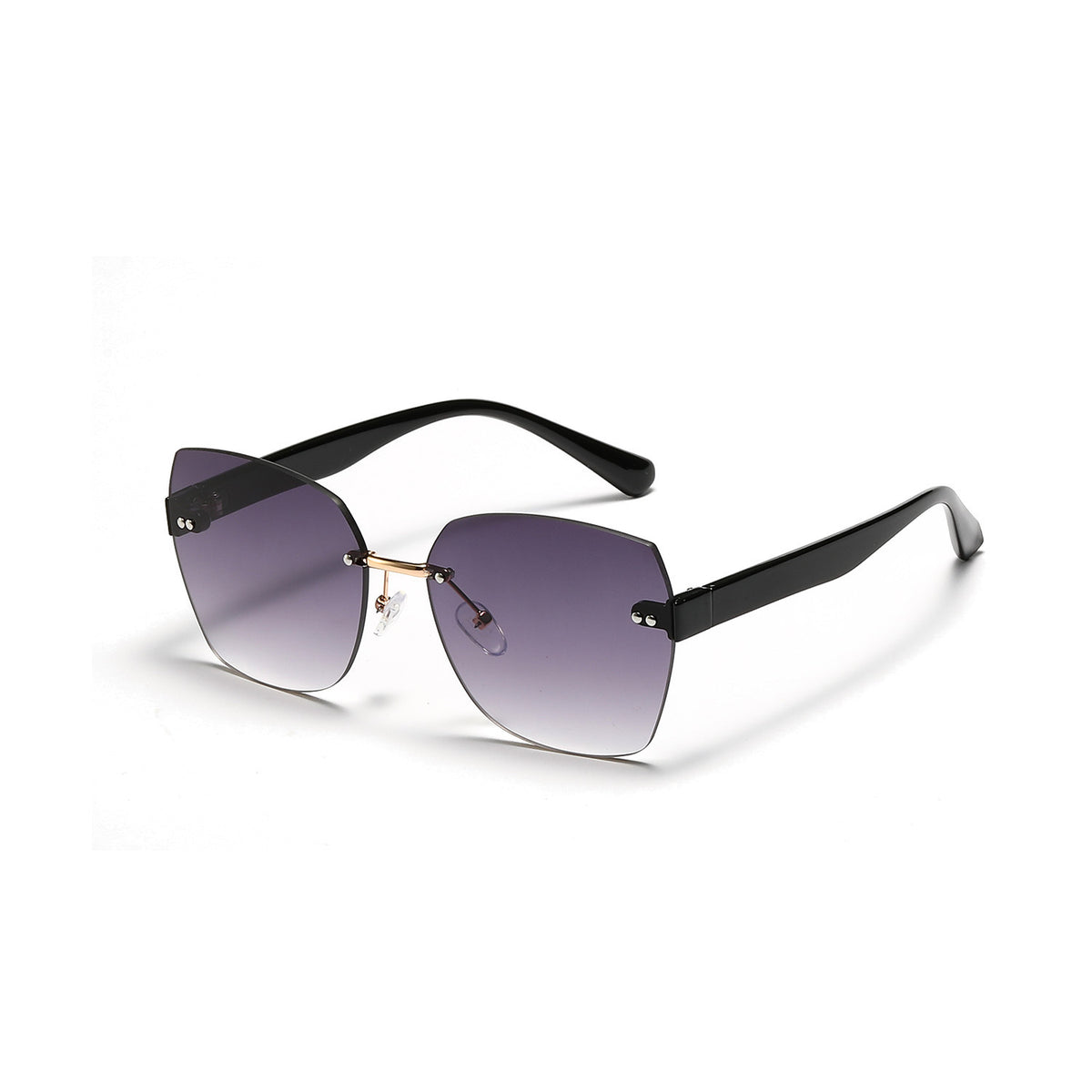 Lunettes de soleil haut de gamme Diamond Cut Edge pour femmes