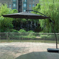 Parasol de tube courbé à la main pour le marché de nuit Stalls Style européen Patio extérieur Sunsh