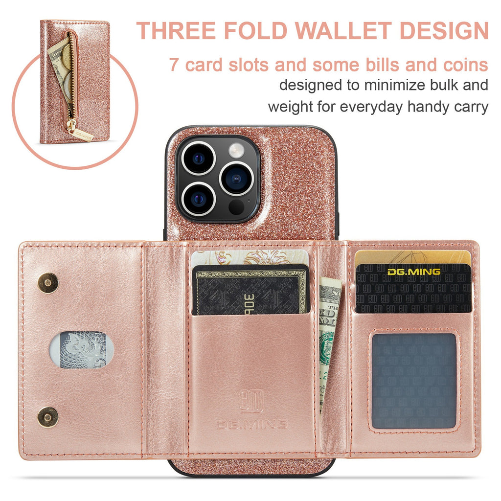 Porte-cartes magnétiques Étui de protection pour téléphone Étui en cuir