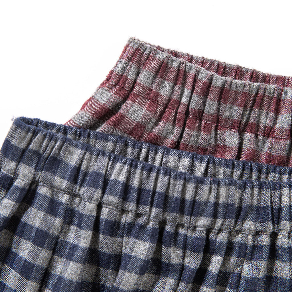 Plaid Mode Simple Confortable et Vintage Long Pantalons