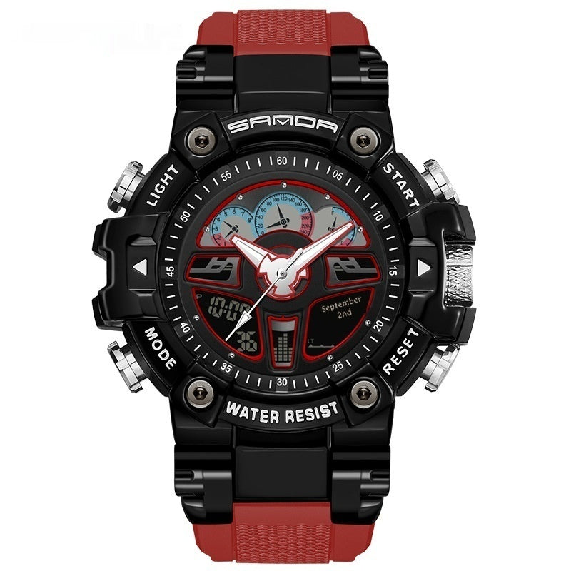 Trendy Waterproof Multi-fonction Digital Watch pour les étudiants