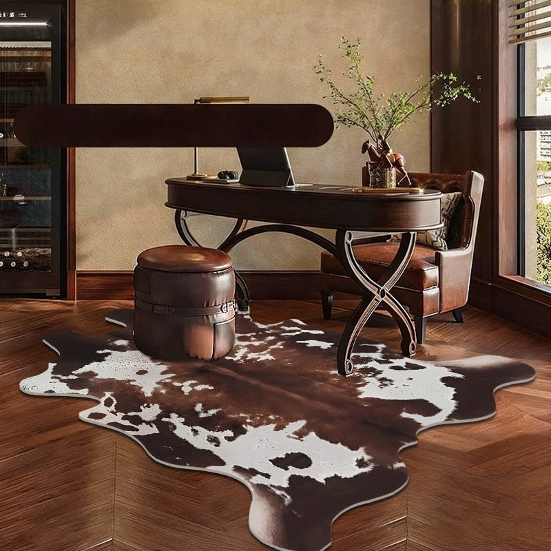 Motif de peau animale Soft Living Room Non Slip Rug