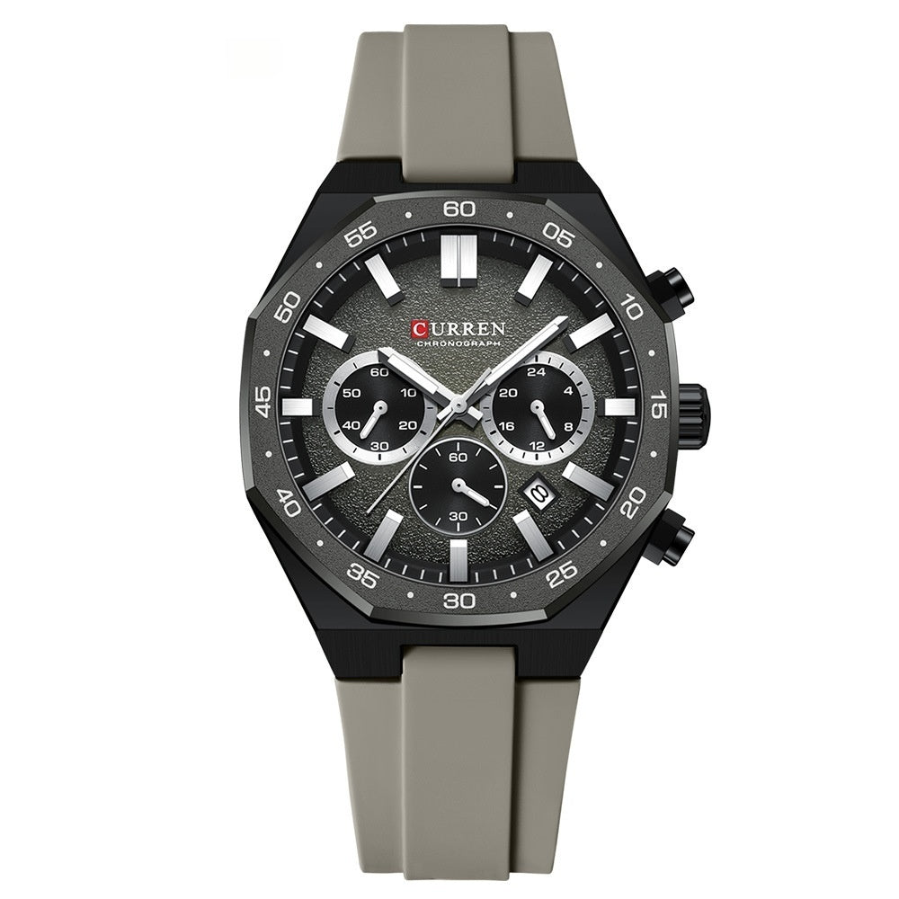 Waterproof Six-Hand Men's Watch Calendar