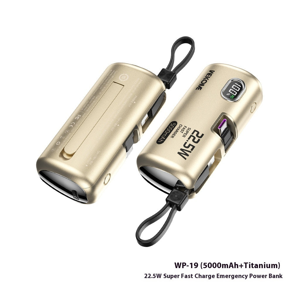 Mini Portable Power Bank Capsule