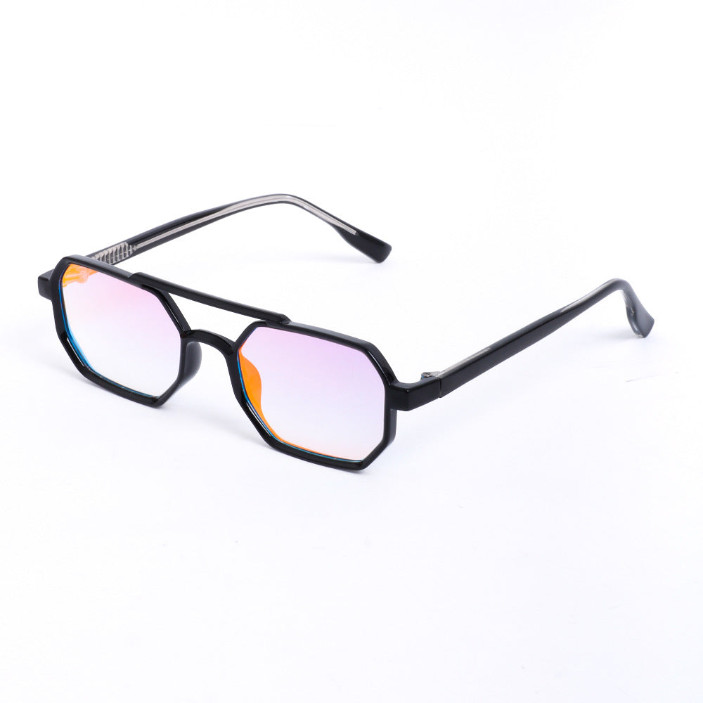 Lunettes de soleil mode européenne et américaine double pont