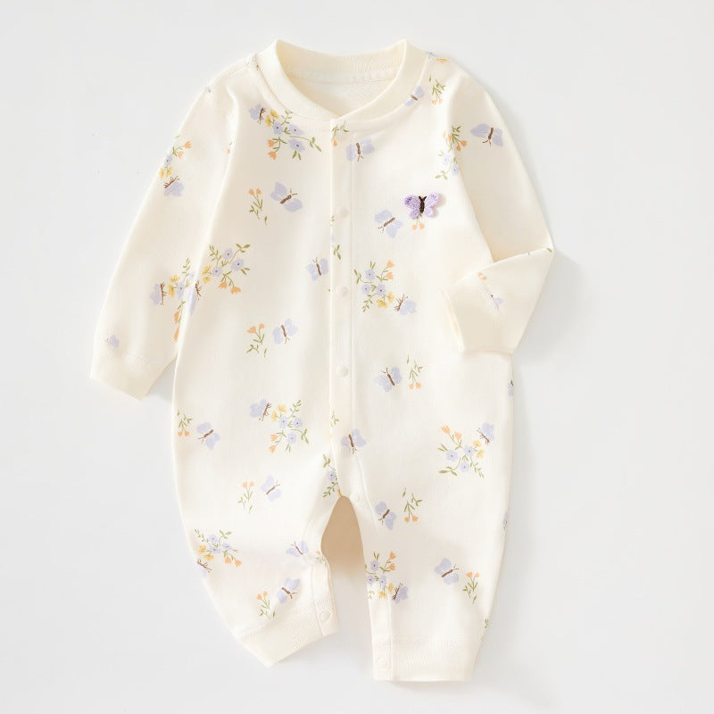 Nouveau-né Springautumn Vêtements Unisexe Bébé Onesie
