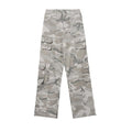 Straight Slimming Draping High Street Pantalons American Street