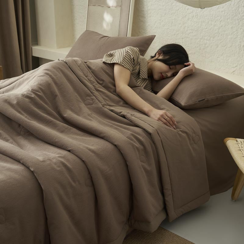 Jacquard de coton lavé Été Climatisation
