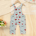 Bébé garçon fille Casual Heart & Paper Plane Imprimer les généraux