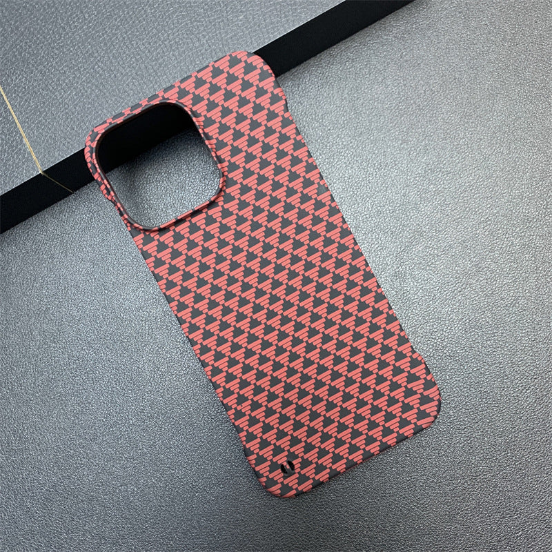 Modèle de source Triangle sans cadre Étui de téléphone à demi-paquet ultra-mince