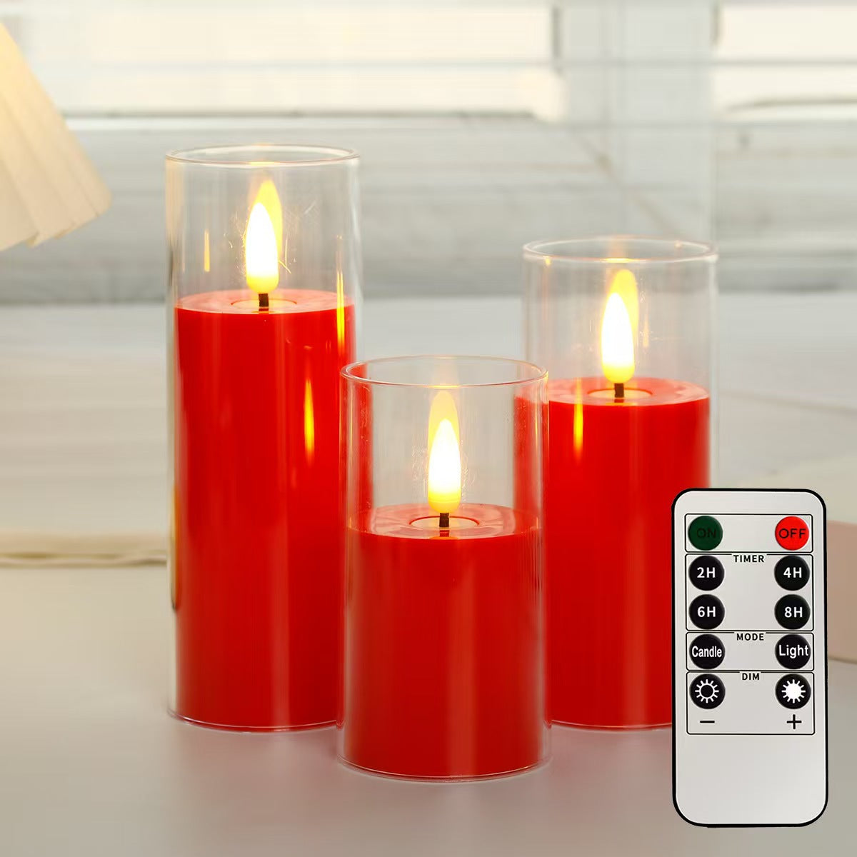 Bougie électronique Fête Fête d'anniversaire Décoration d'atmosphère