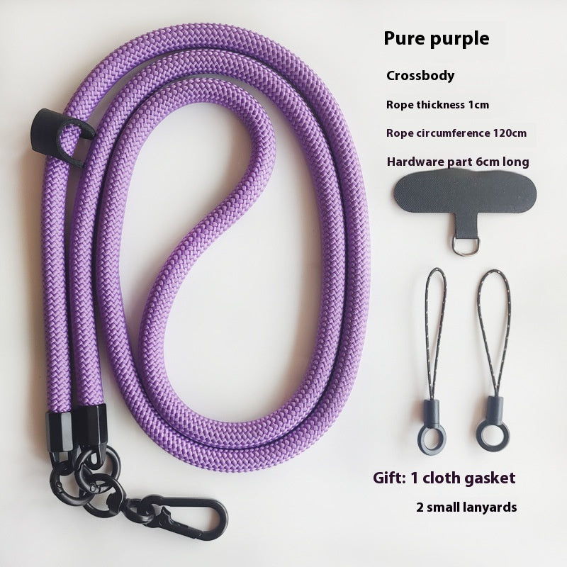 Mobile Téléphone Lanyard Crossbody peut dos Anti-perte corde Sling résistant à la chute