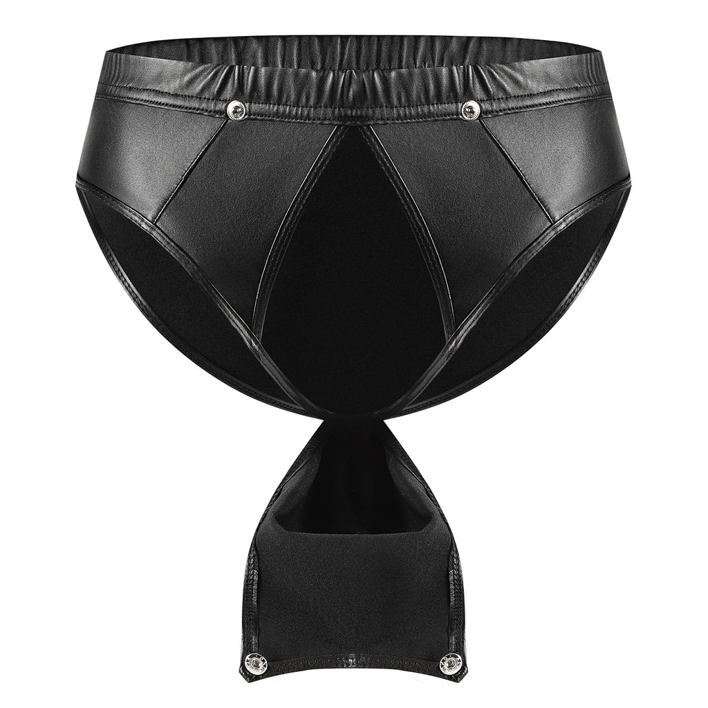 Slips en cuir mat pour hommes