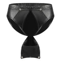 Slips en cuir mat pour hommes